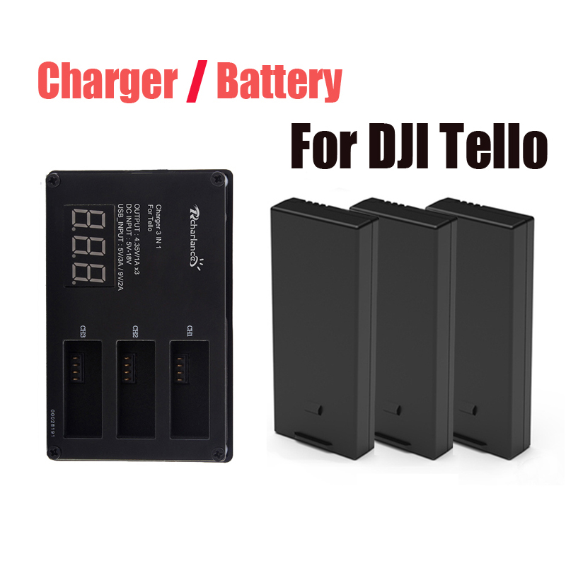 Drone Battery Adapter - Original DJI Tello battery / Drone