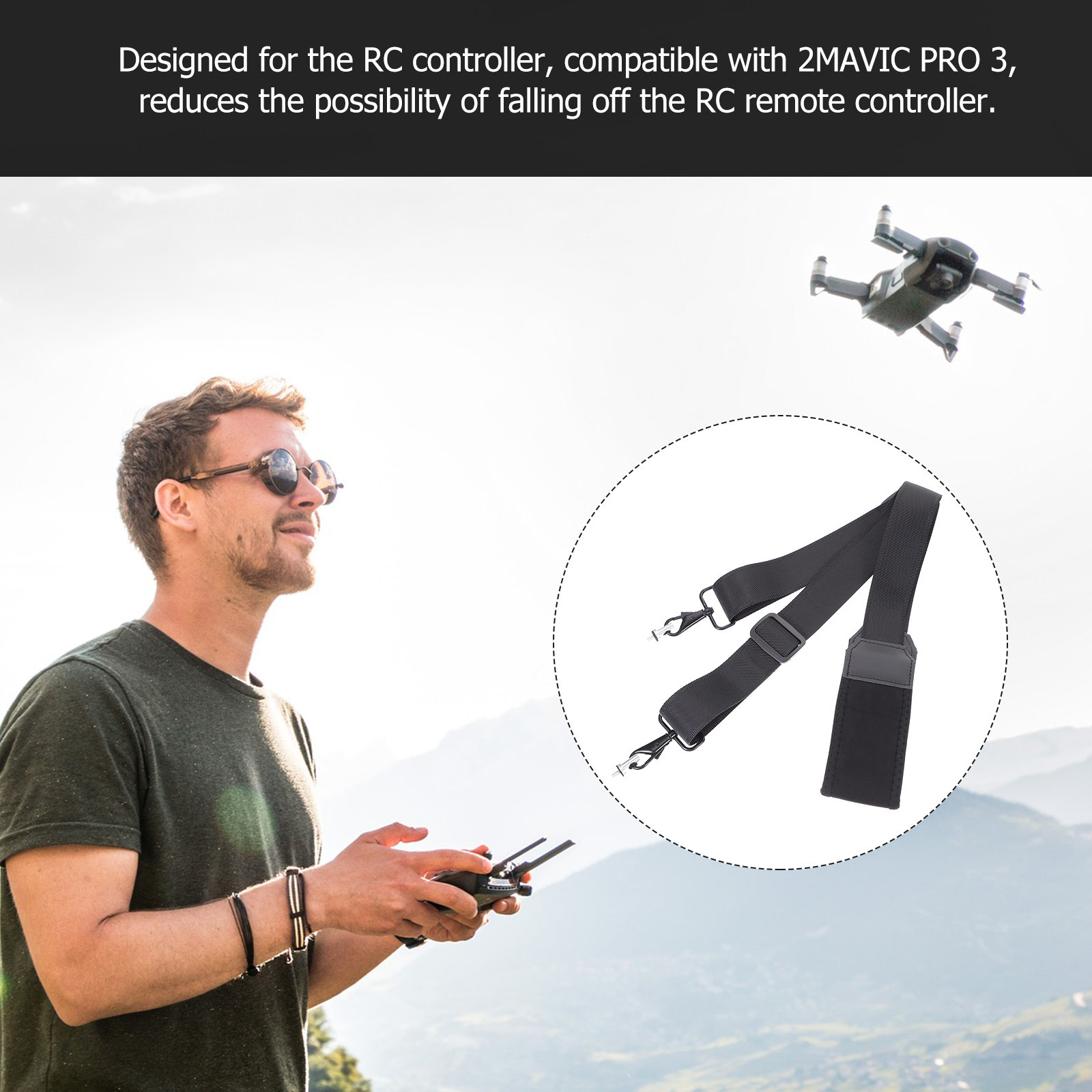 2 3 Compatible Rc Controller N - огляд і ціна Drone Neck Strap