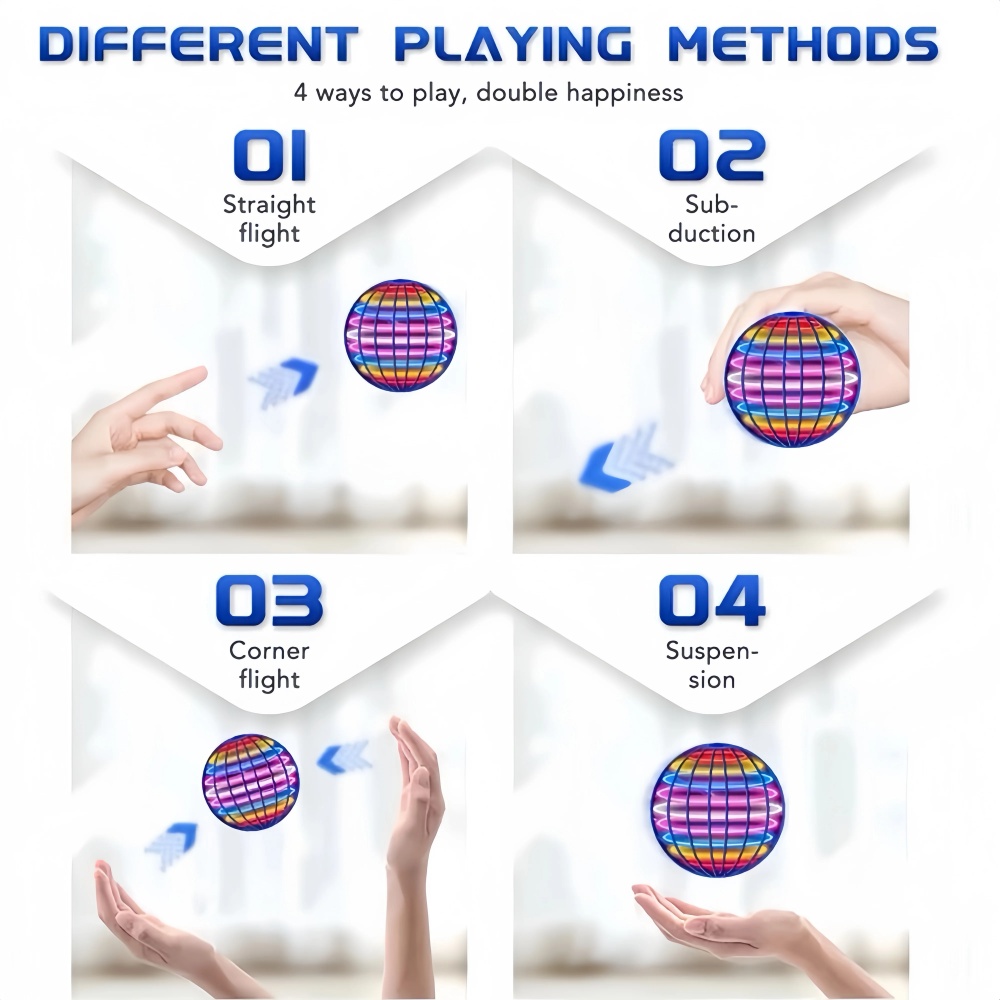 Flying Orb Boomerang Ball LED  - огляд і ціна Drone Beacon Light