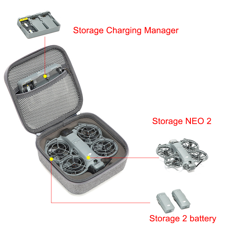 Box for DJI Neo 2 RC N3 Drone  - огляд і ціна Drone Hard Shell Case