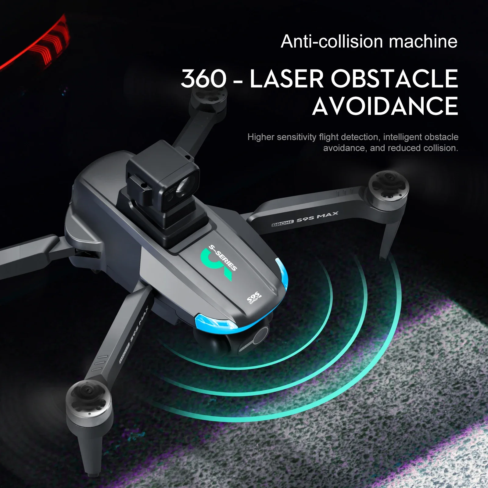 NEW S9S MAX MINI Drone 4K 2-Ax - огляд і ціна Drone Controller Screen