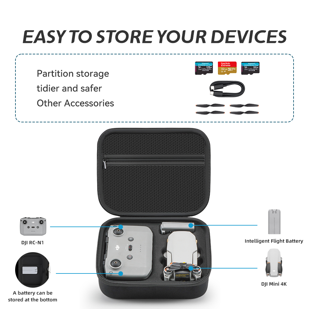 Portable Storage Bag Protectiv - огляд і ціна Drone Hard Shell Case