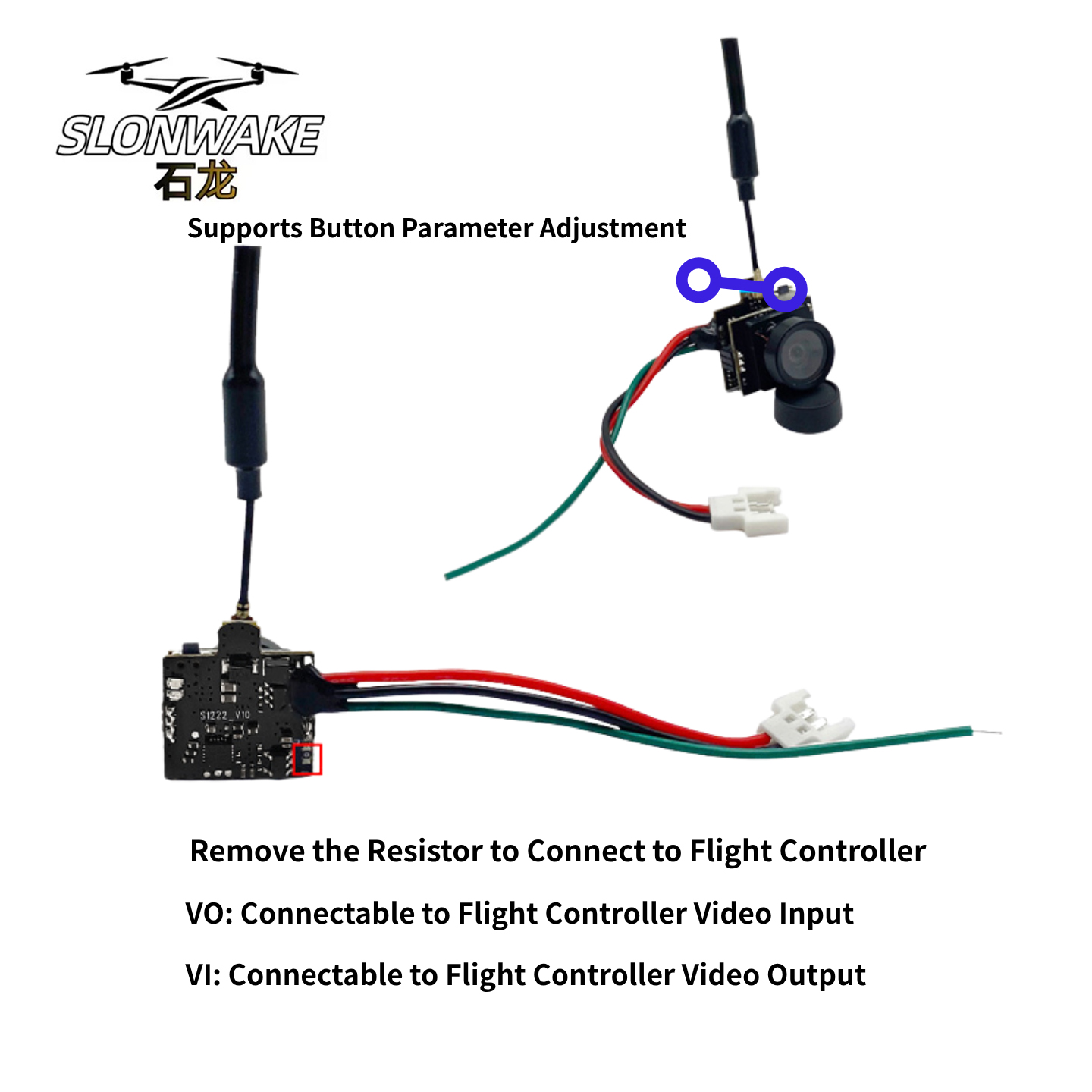 SLONWAKE 5.8G Analog Video Tra - огляд і ціна Drone Controller Screen