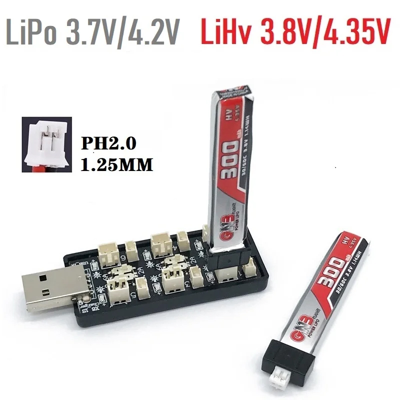 6CH USB 1S LiPo/LiHv 3.7V/4.2V - огляд і ціна Drone Power Bank