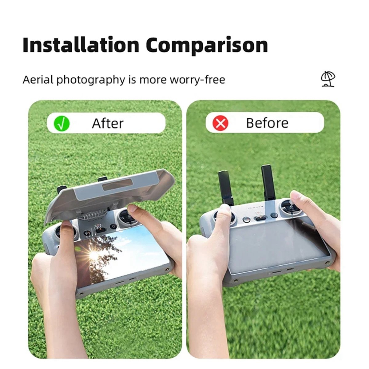 DT75BG Sunshade for 4 Pro/Mini - огляд і ціна Drone Sun Shade
