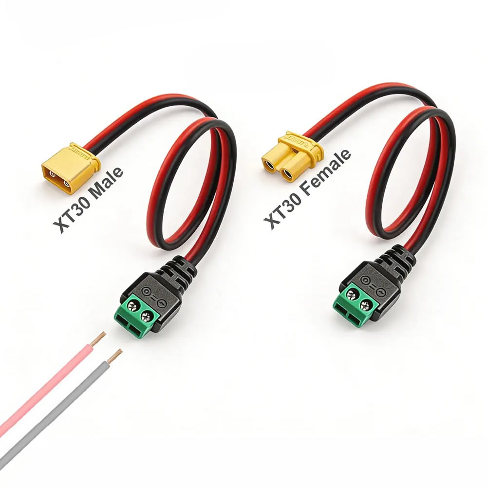 XT30 Male Female Connector Plu - огляд і ціна Drone Battery Adapter