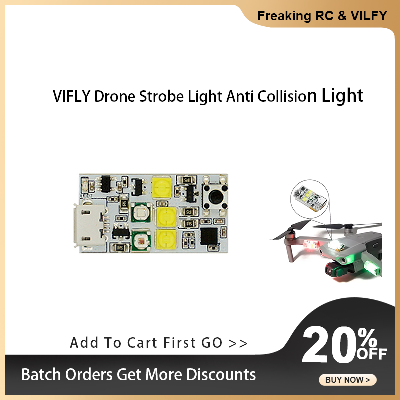 VIFLY Drone Strobe Light Anti  - огляд і ціна Drone Strobe Light