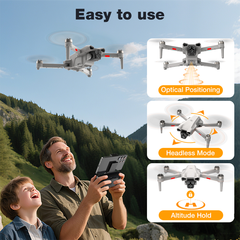 NEW Hot L017 Pro Drone Brushle - огляд і ціна Drone Battery Adapter