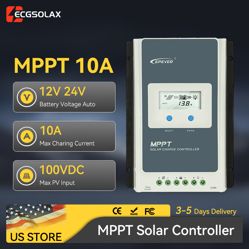 Epever 10A MPPT Solar Regulato - огляд і ціна Drone Solar Charger